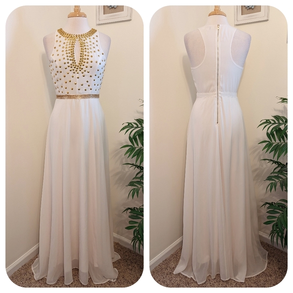 Modern Vintage Dresses Modern Vintage Boutique Embellished Gown